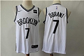 Nets 7 Kevin Durant White Nike Swingman Jersey,baseball caps,new era cap wholesale,wholesale hats